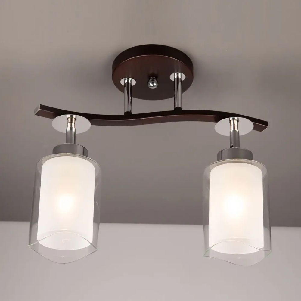 Citilux Фортуна CL156122 Люстра с поворотными плафонами Венге Хром