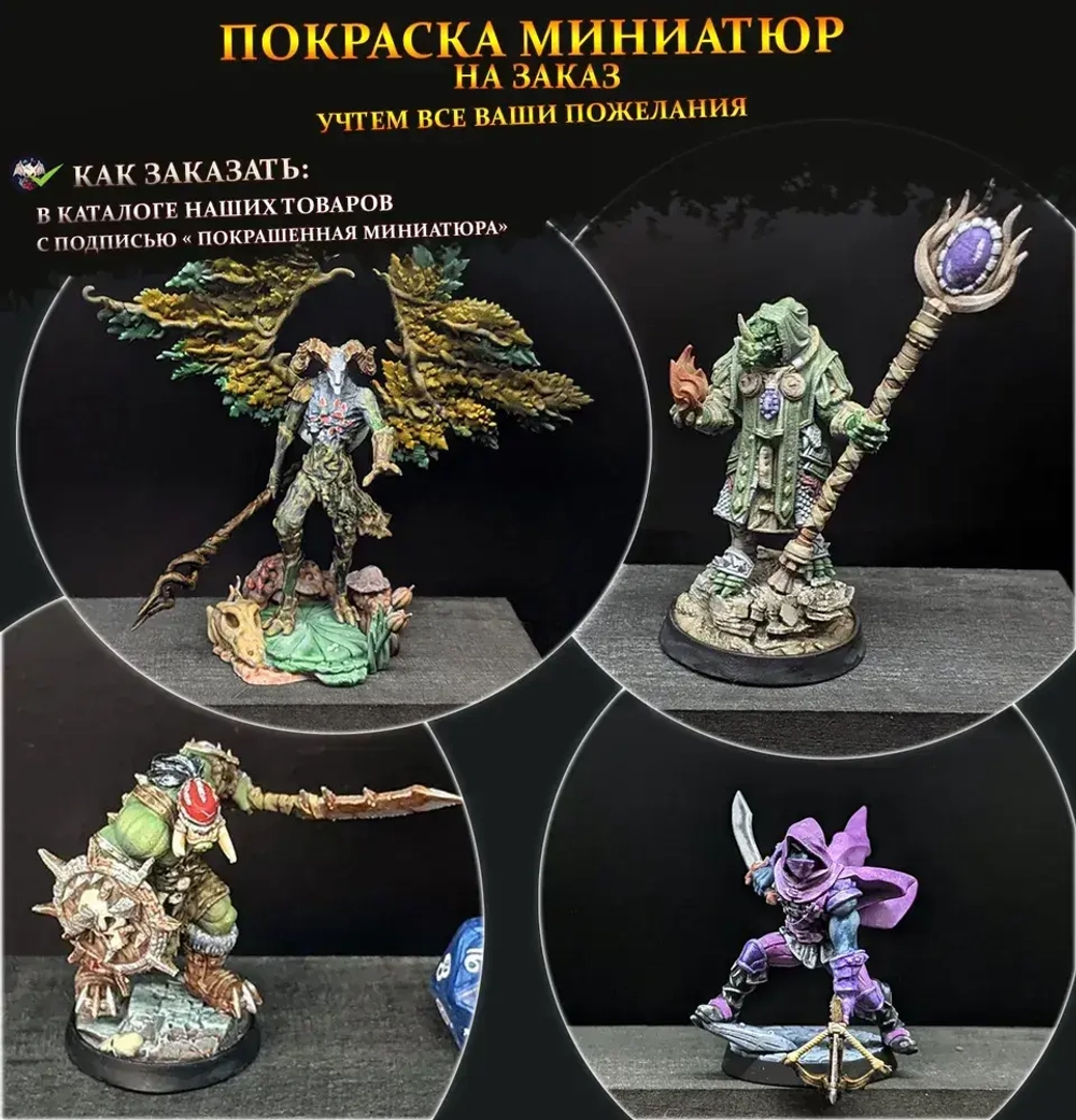 Герои Футурама в мире Вахи (40мм) (7 героев) миниатюра для DnD (ДнД) и других Настольных игр( НРИ, Варгеймов или РПГ), фентези тематика