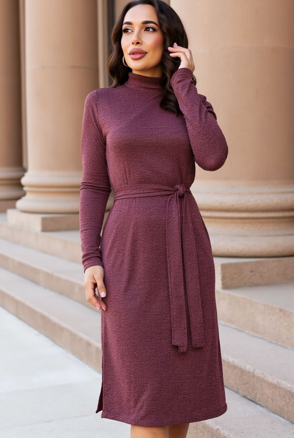 Платье В ритме мегаполиса (бордо) П14057-33М LT Collection