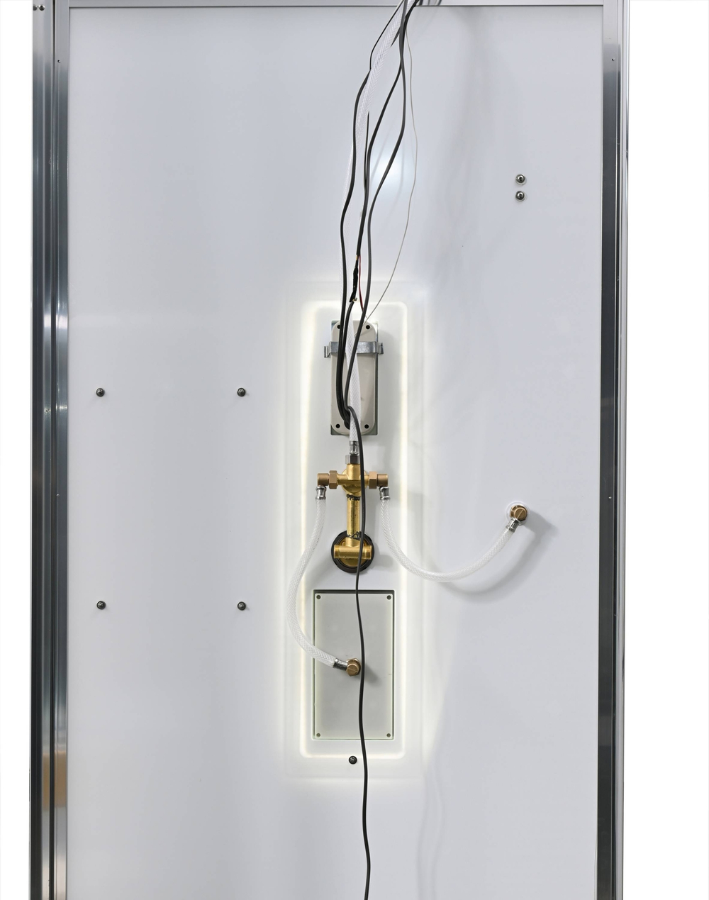 Душевая кабина AvaCan (АваКан) Z2911LED с низким поддоном, с ГМ, с электрикой и LED подсветкой, 110х90х220