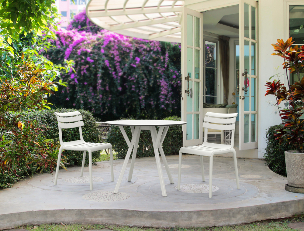 Стол пластиковый Siesta Contract Max Table Ø90, белый