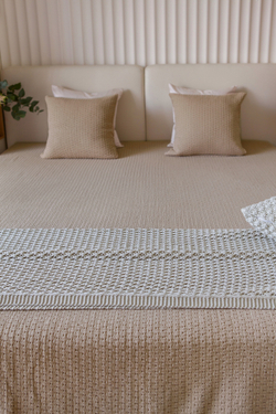 Покрывало 240x260 Luxberry Vegan бежевое