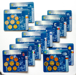 Europe: First Official Issue of the Euro Coins – 12 Coin Set