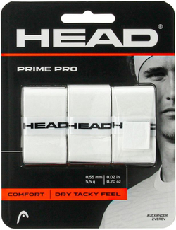 Теннисные намотки Head Prime Pro white 3P