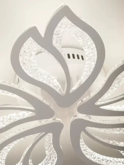 Люстра потолочная светодиодная с пультом ДУ Rivoli белая 110 Вт, 3000К - 6000К, светильник на кухню, в детскую, в спальню