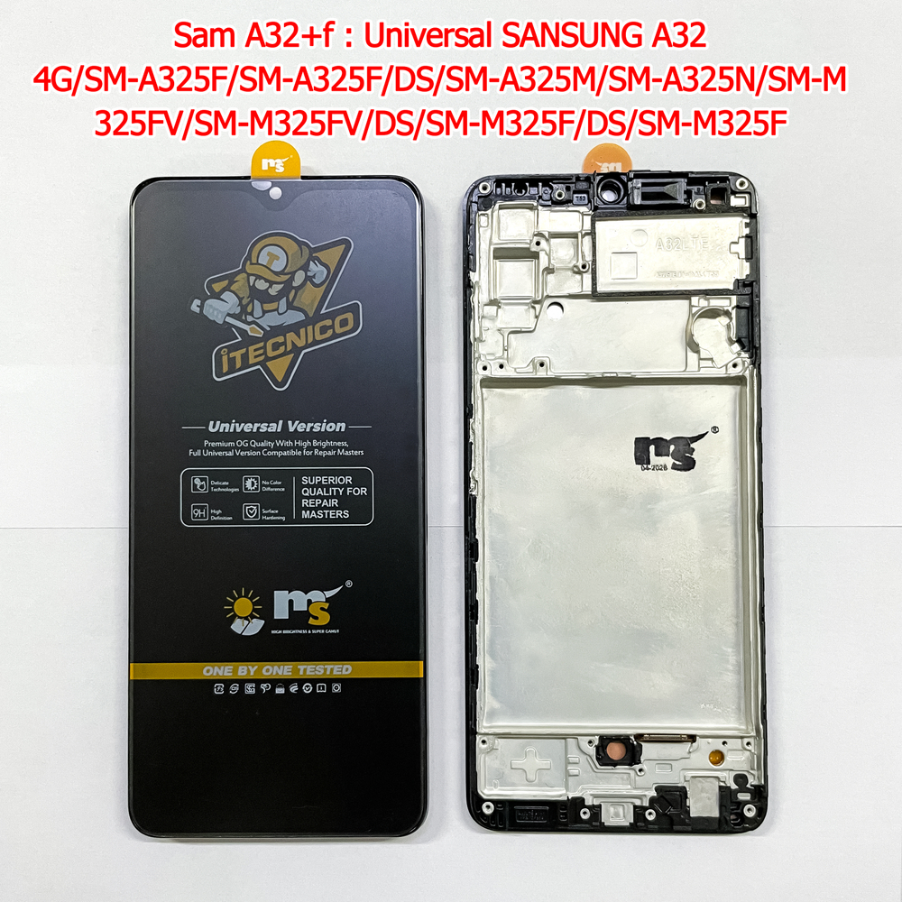 Дисплей Samsung A32 4G/ A325F рамка черная incell; бренд MS