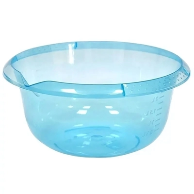 Миска с мерным делением 2л. (голубой прозрачный)