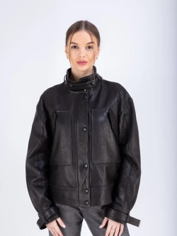 Куртка женская кожаная большие размеры
