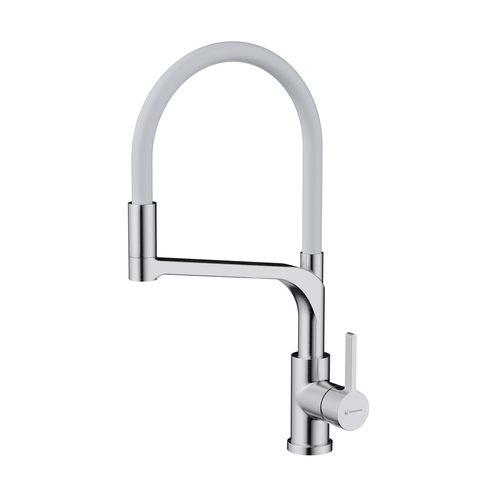 Смеситель  Omoikiri SINTO 2 PLUS BN-WH  для кухни нержавеющая сталь 4994468