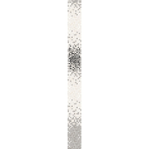 Панель ПВХ фотопечать с глиттером Юнона серый 2700х250мм