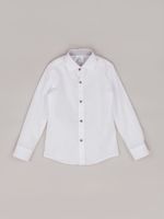 Рубашка для мальчика "Белая" 7+