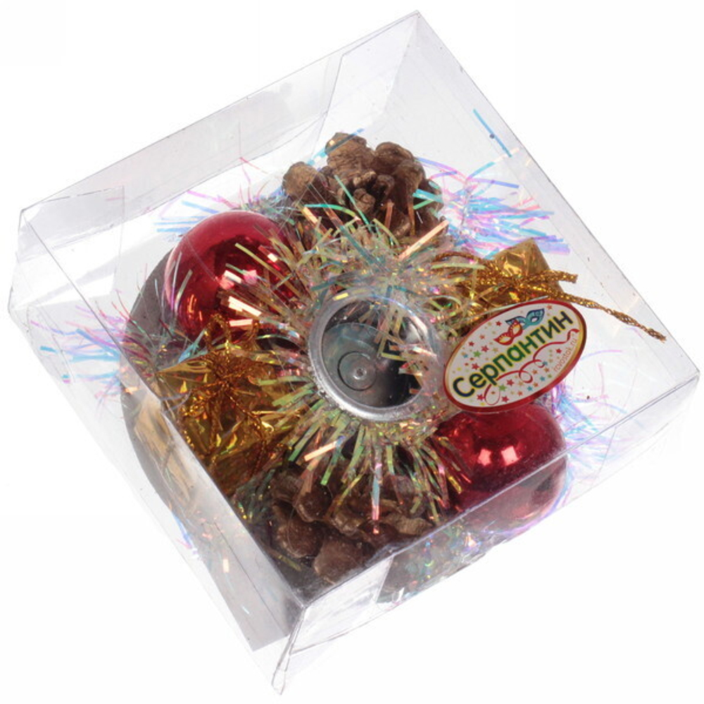 Подсвечник «Хвойное чудо» 9 см