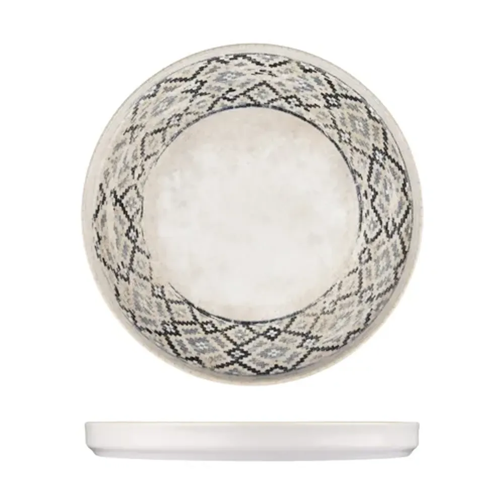 Тарелка с бортом d 23 см h2,5 см Rug By Bone Innovation [6]