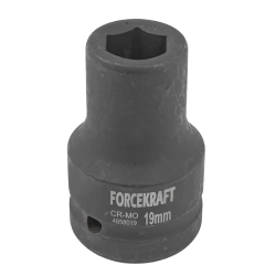 Головка ударная 1'', 19мм (6гр.) FORCEKRAFT FK-4858019