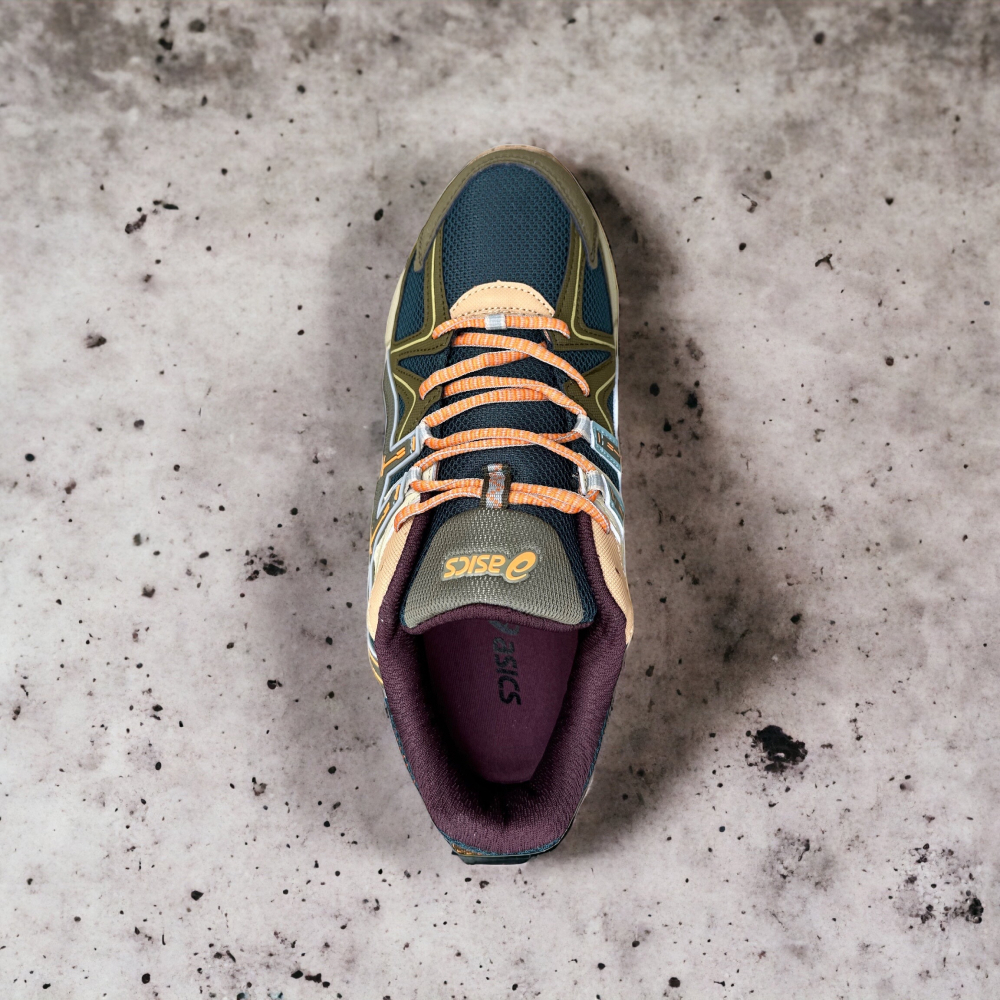 Asics gel orange noir sales