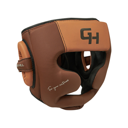 CNHGKF-770 Боксерский шлем Force Full Face KK Коричнево-табачный