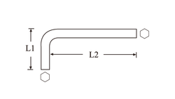 1764M24 ключ шестигранный М24, 224мм, HRC 60