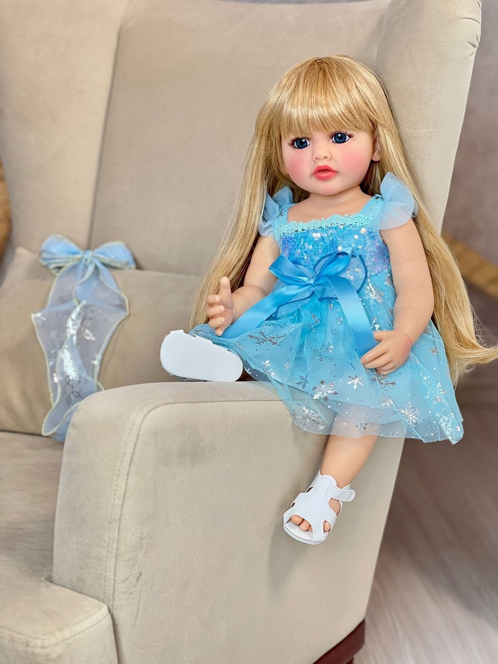 Кукла Реборн виниловая 55см (FA-270)