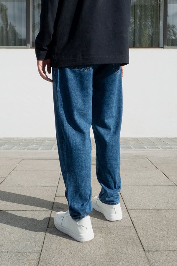 Джинсы №3 мужские синие - фото 3