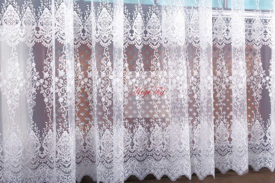 Микросетка с вышивкой Анесси-2 (белая)