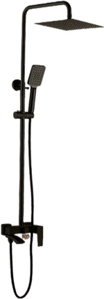ДУШ.СИСТЕМА CASELA С ТРОПИЧЕСКИМ ДУШЕМ CL 52478U ГРАФИТ Cas