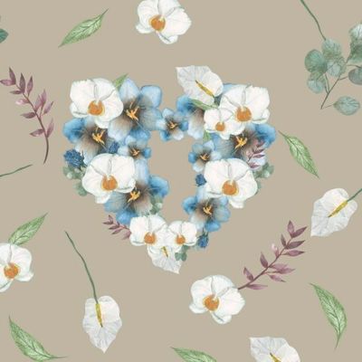 Акварельные цветы от ALI.ART.S