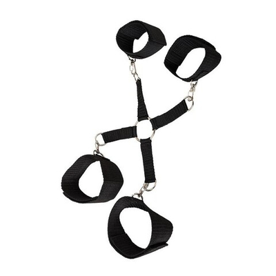 Сцепка-фиксатор рук и ног (Цвет: черный)