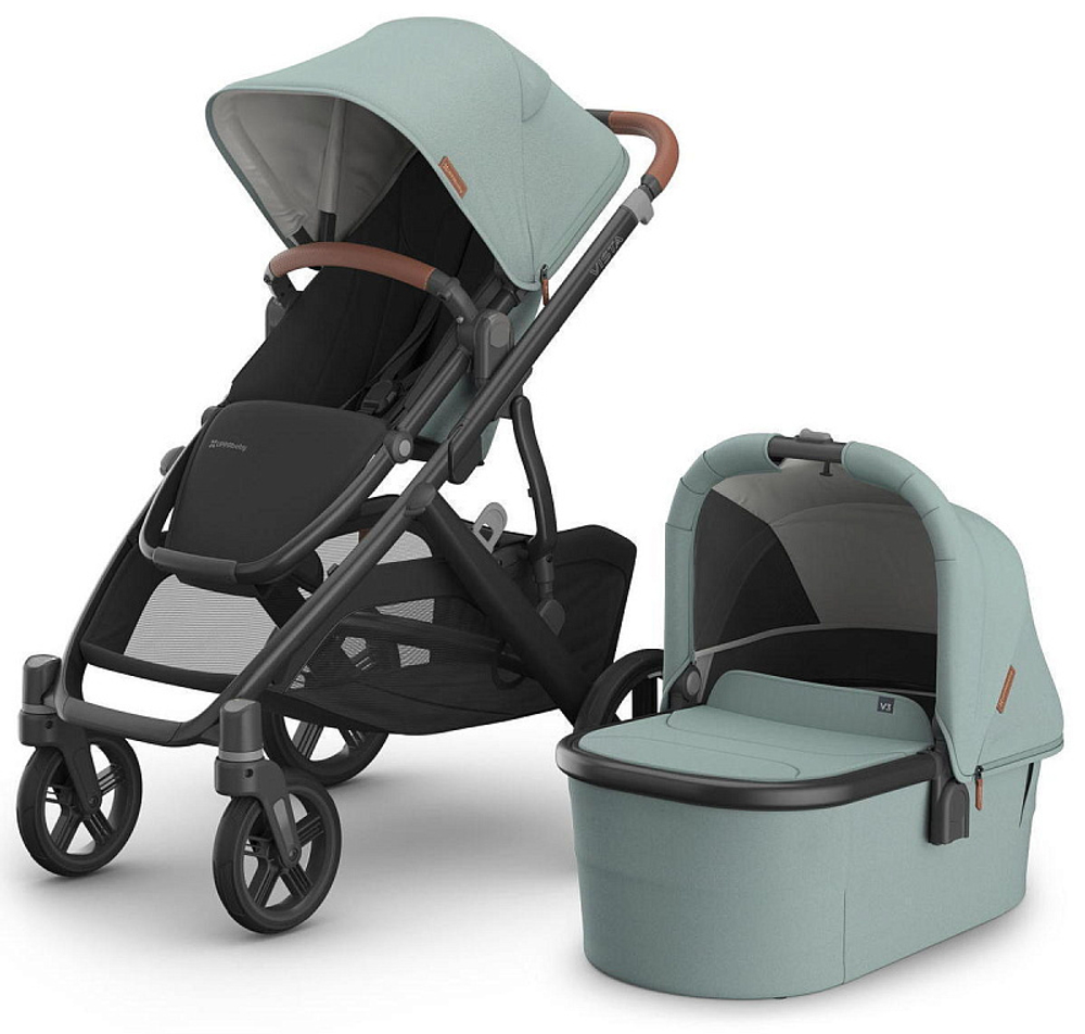 Коляска для погодок UPPAbaby Vista V3 2 в 1 (2 прогулочных блока и люлька) Kenzi