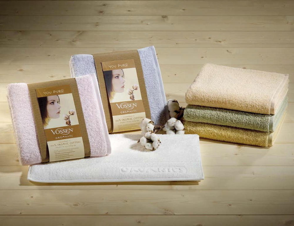 Полотенце 50x100 Vossen Organics светло-голубое Австрия