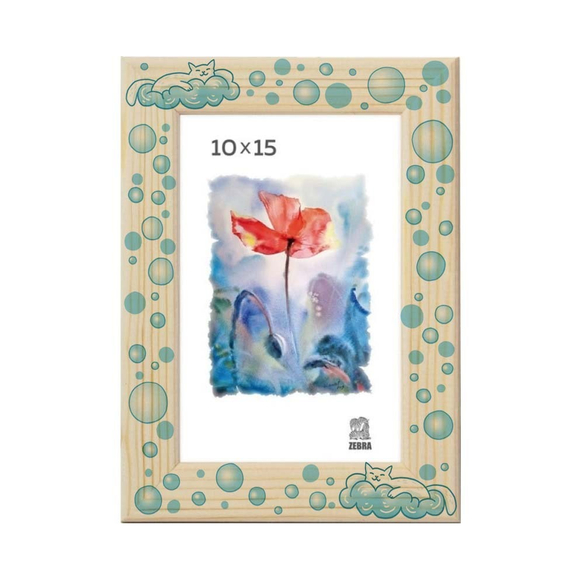 Фоторамка деревянная "Котик на облачке"