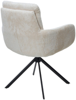 Стул М-City DISAUR Дарем (Darem) Белый Вельвет Davis Lincoln-03N, Черный каркас