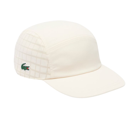 Теннисная кепка Lacoste Graphic Print - ecru white