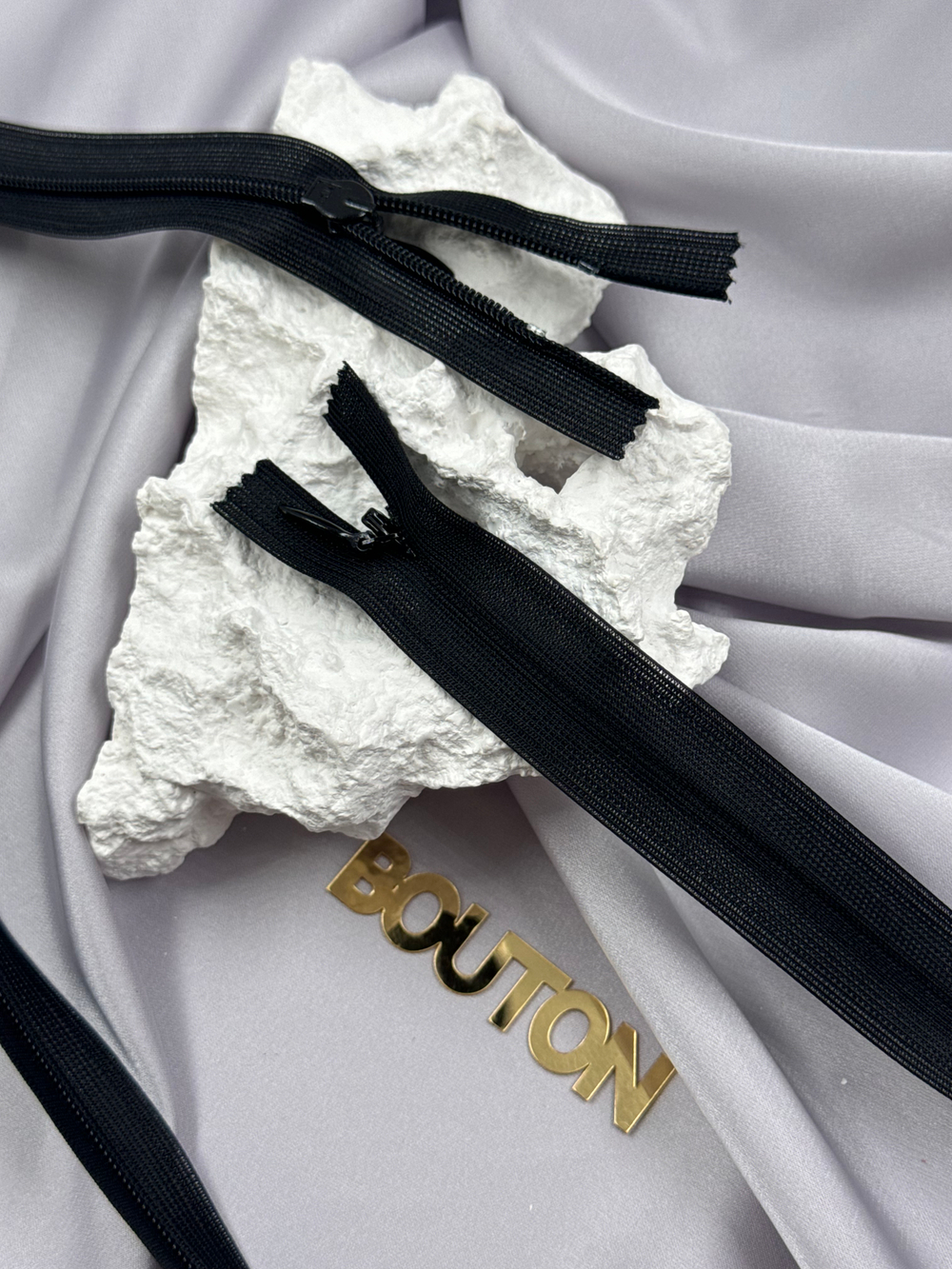 Riri  Молния потайная, неразъемная, 3 мм, черный