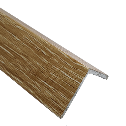 Угол 20*20мм "DO-4" 2,7м Дуб натуральный (22) ламинир. алюм.