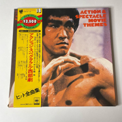 Винтажная виниловая пластинка LP Музыка Из Вестренов И Фильмов Action And Spectacle Movie Themes (Japan 1975) (Obi) Брюс Ли