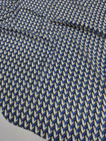 Шифон/ Черно-синяя геометрия