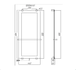 Полотенцесушитель Allen Brau Infinity 120х44 8.21003.31 черный матовый