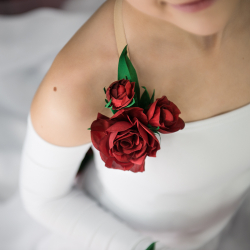 платье для танцев с цветами