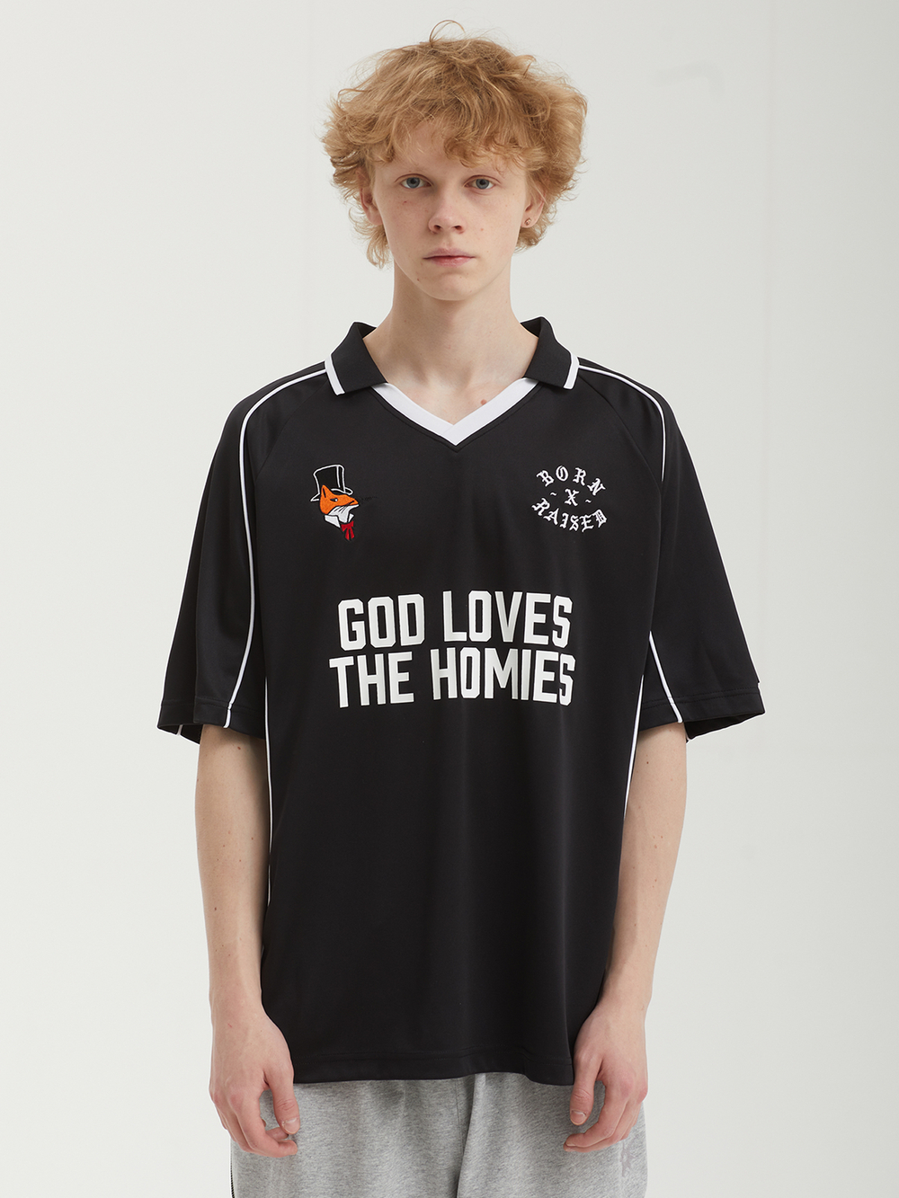 Мужская Футболка God Loves The Homies