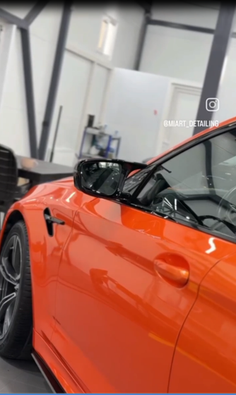 Carbins Color PPF Racing Orange CP 04 оранжевая цветная полиуретановая защитная антигравийная пленка