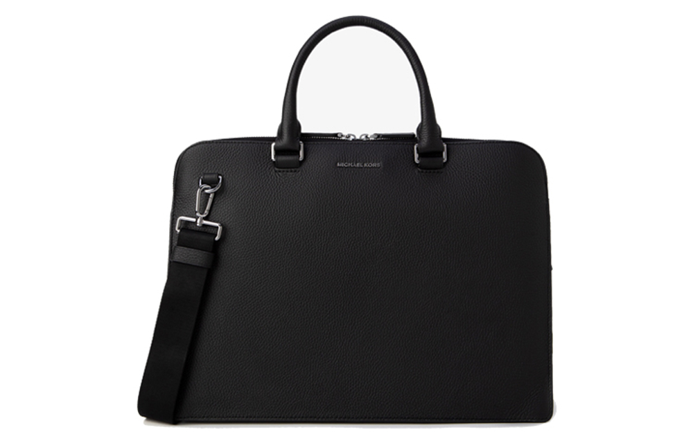 MICHAEL KORS MK Cooper Cow Leather Briefcase Large Men"s Black