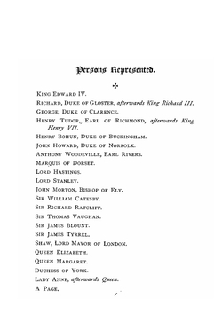 Shakespeare's Tragedy of King Richard III | William Shakespeare