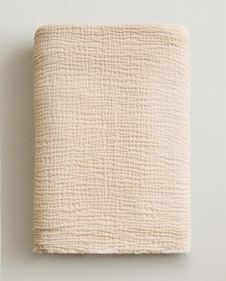 Zara Home плед из хлопка, зелёный · 3103/004