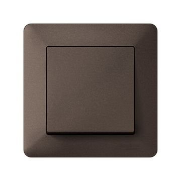 Рамка 1-м AtlasDesign Air мокко/дым. черн. SE ATN220601