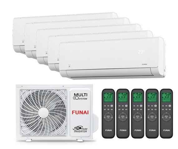 Мульти сплит-система Funai 5 x RAM-I-SG25HP.W03 / RAM-I-5OK120HP.01/U