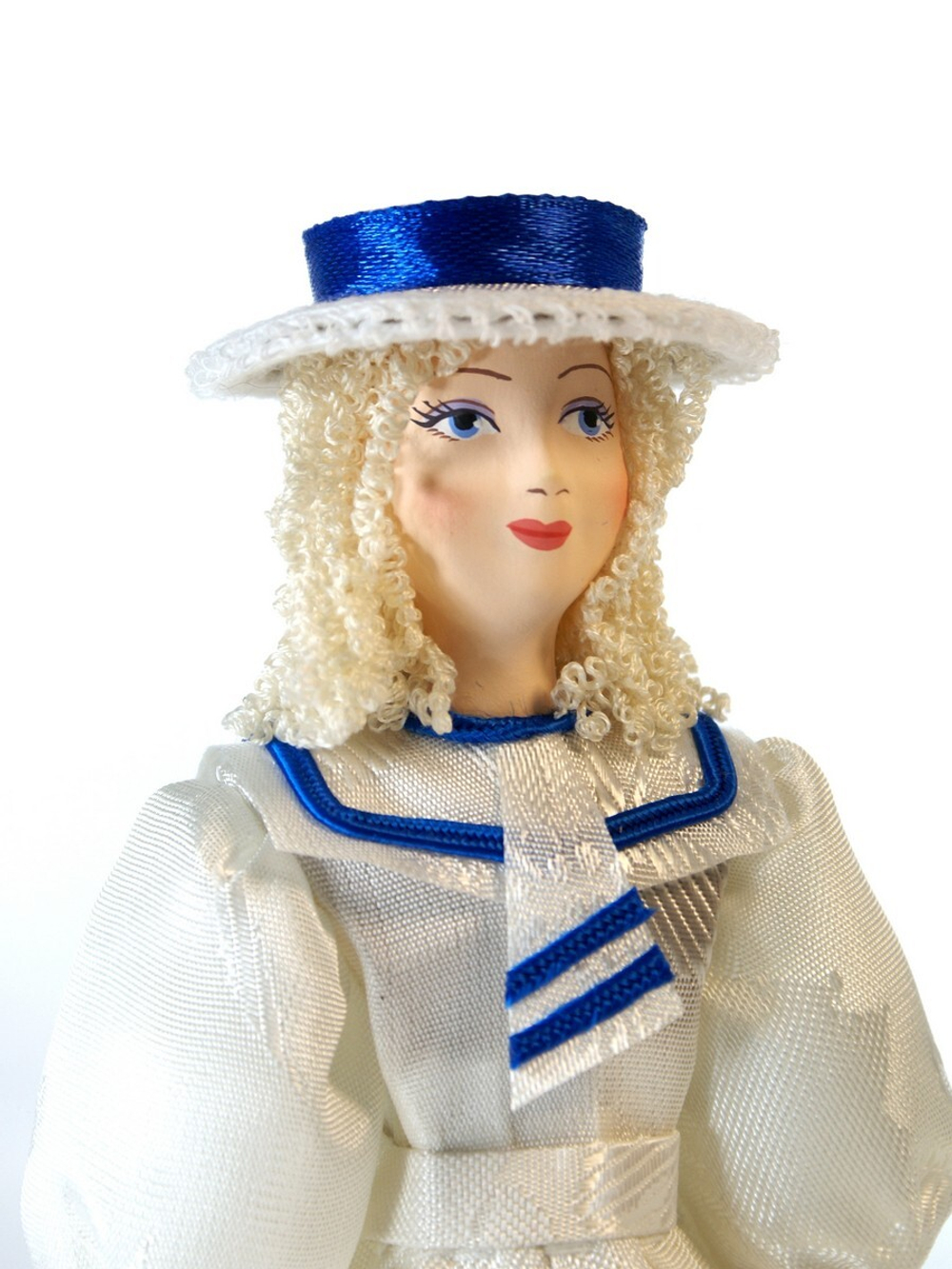 Кукла коллекционная Девочка в матросском костюме