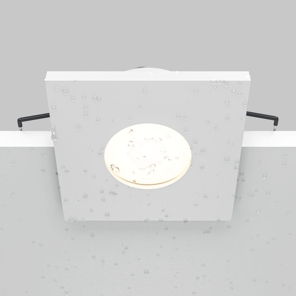 Светильник встраиваемый Maytoni Stark DL083-01-GU10-SQ-W