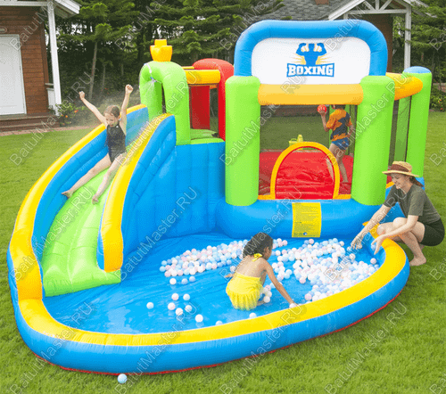 Батут в квартиру "Водная горка" 5,2*4,1*2,25 м