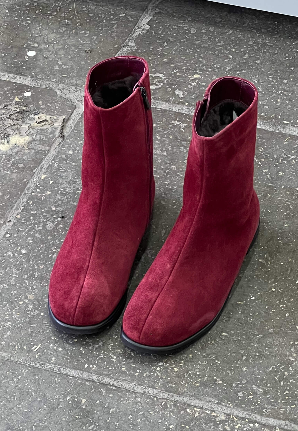 Ботинки // Bordo // Suede