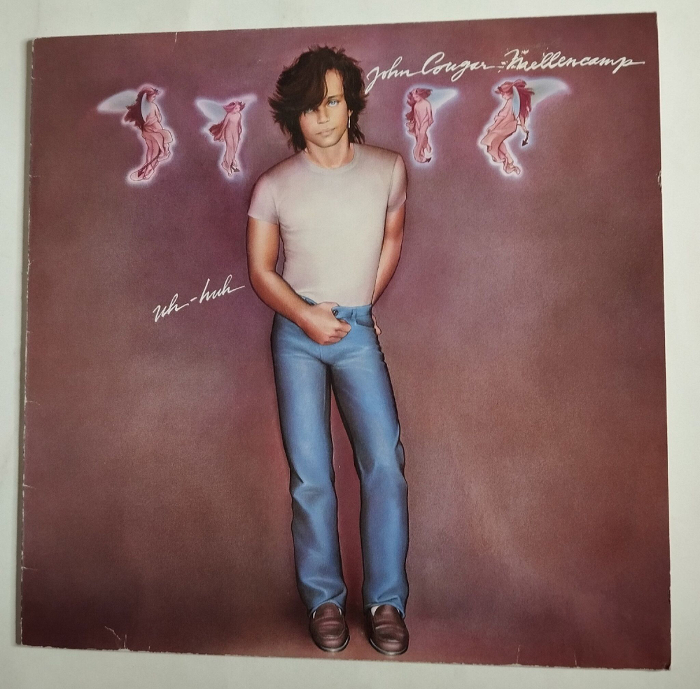 Винтажная виниловая пластинка LP John Cougar Mellencamp Uh Huh (Germany 1983)